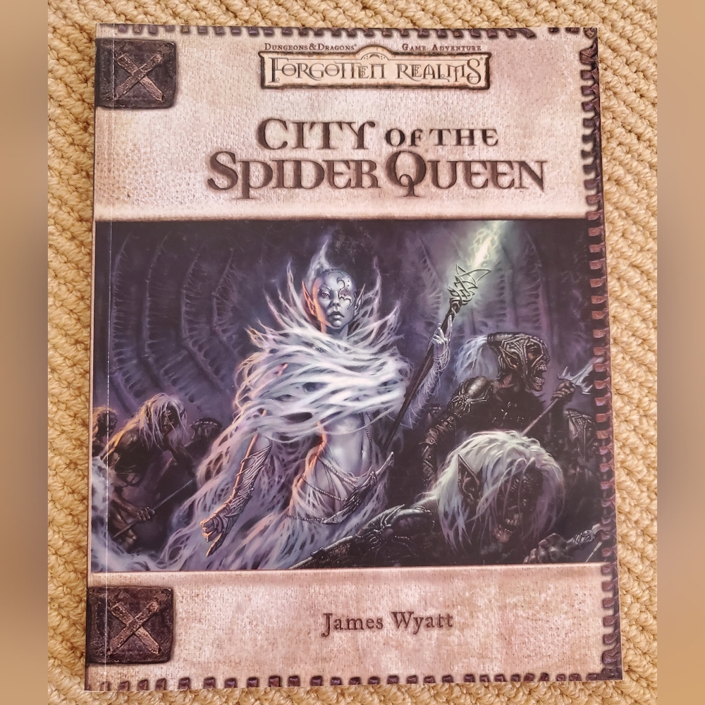 D&D City of the Spider Queen - Softcover Campaign Accessory book